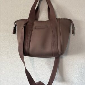 Dagne Dover Brown Taupe Small Travel Tote